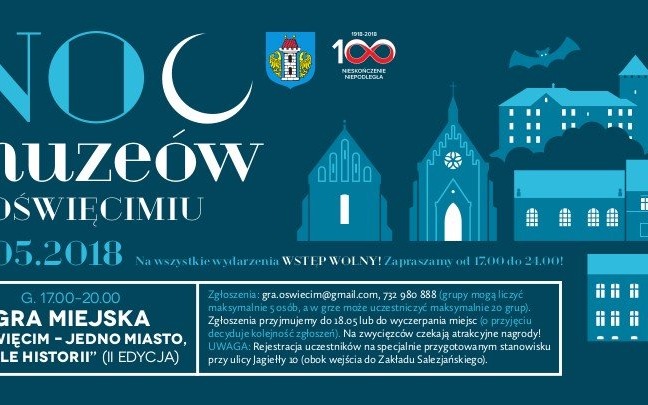 OŚWIĘCIM. Zaproszenie na Noc Muzeów 2018