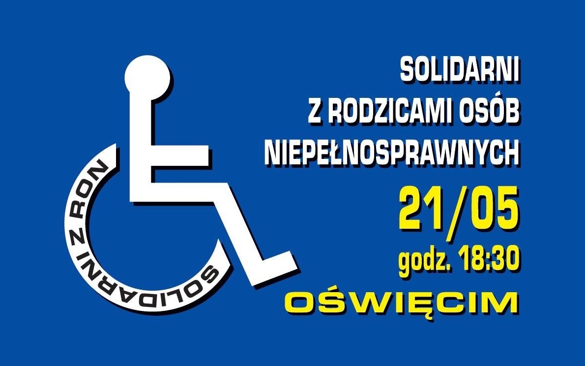OŚWIĘCIM. Solidarni z Rodzicami Osób Niepełnosprawnych