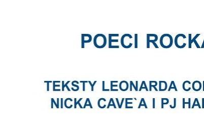 OŚWIĘCIM. 68. Krakowski Salon Poezji „Poeci Rocka”