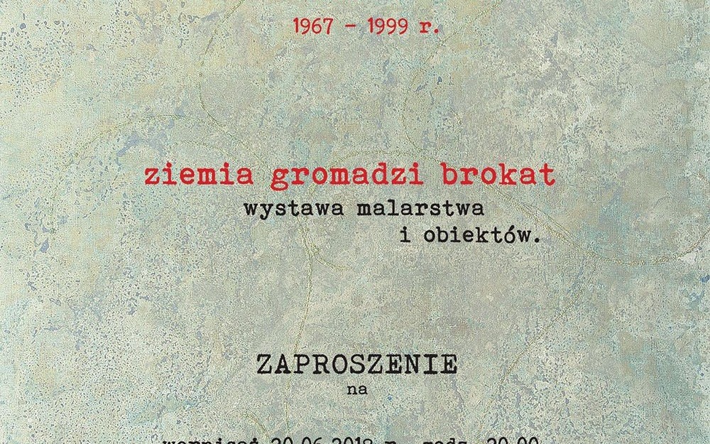 OŚWIĘCIM. Wystawa „Ziemia gromadzi brokat”