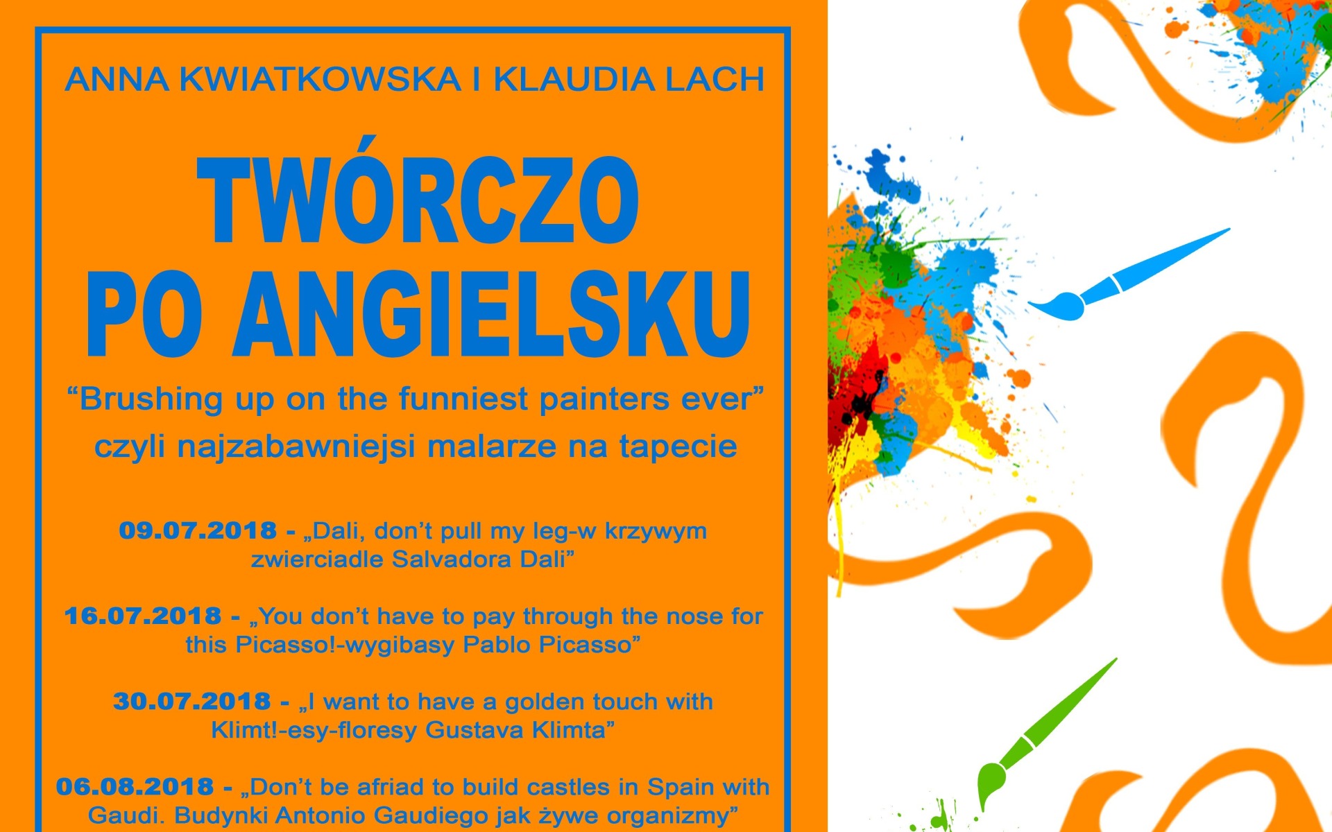 OŚWIĘCIM. Twórcze wakacje po angielsku w Miasto Pracowni