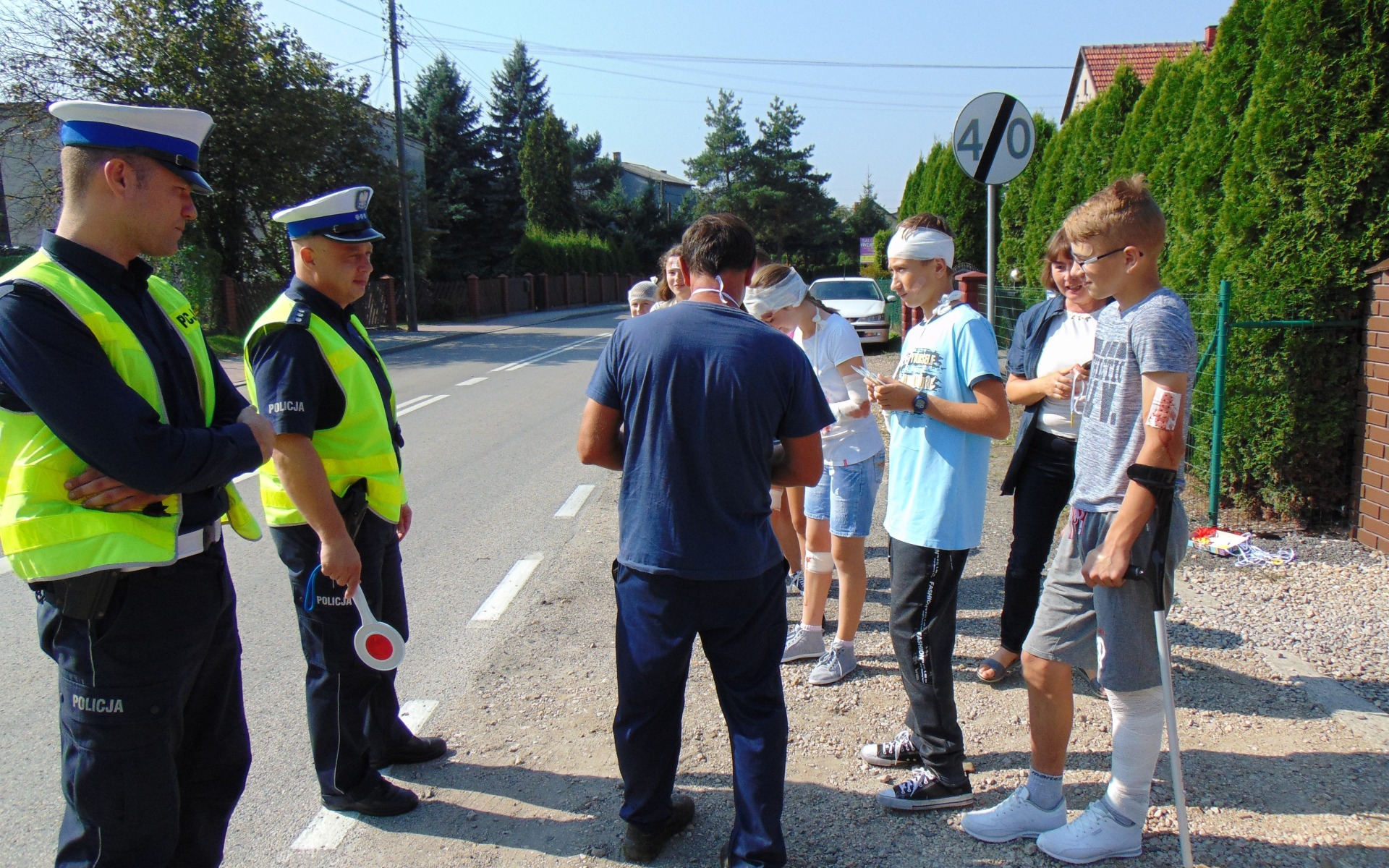 POWIAT. Akcja bezpieczna droga do szkoły