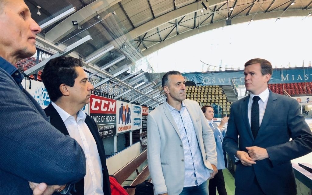 POWIAT. Wizyta ministra sportu Witolda Bańki w Oświęcimiu