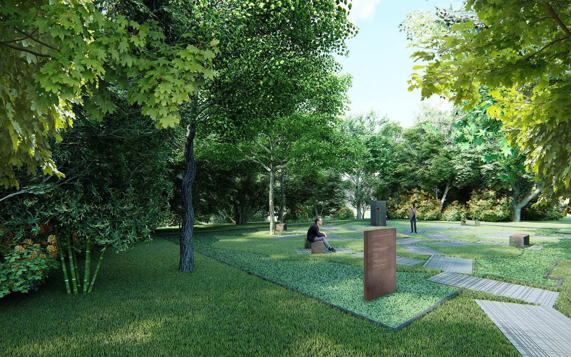 OŚWIĘCIM. Park kieszonkowy w miejscu Wielkiej Synagogi