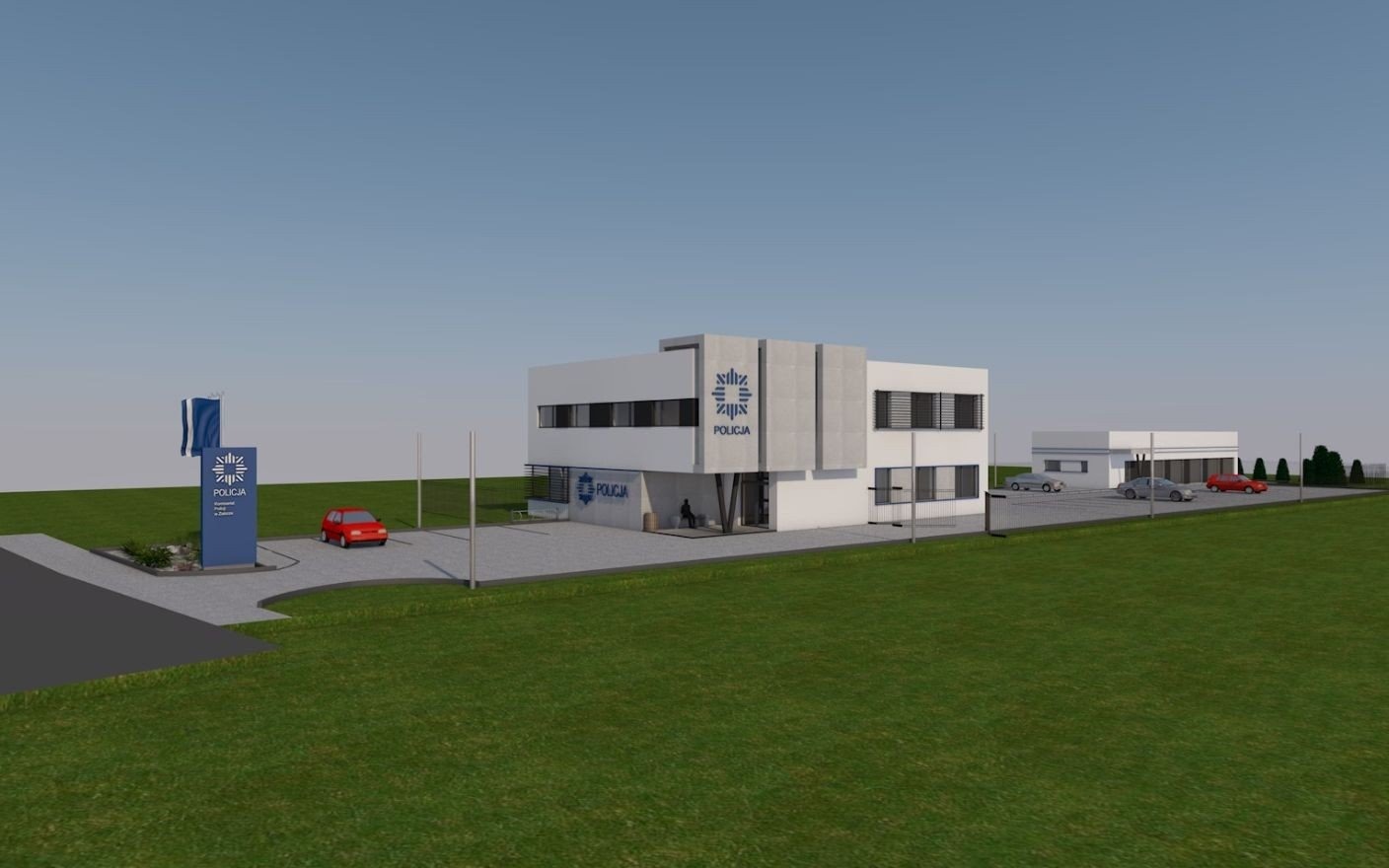 ZATOR. Trwa budowa nowego komisariatu policji