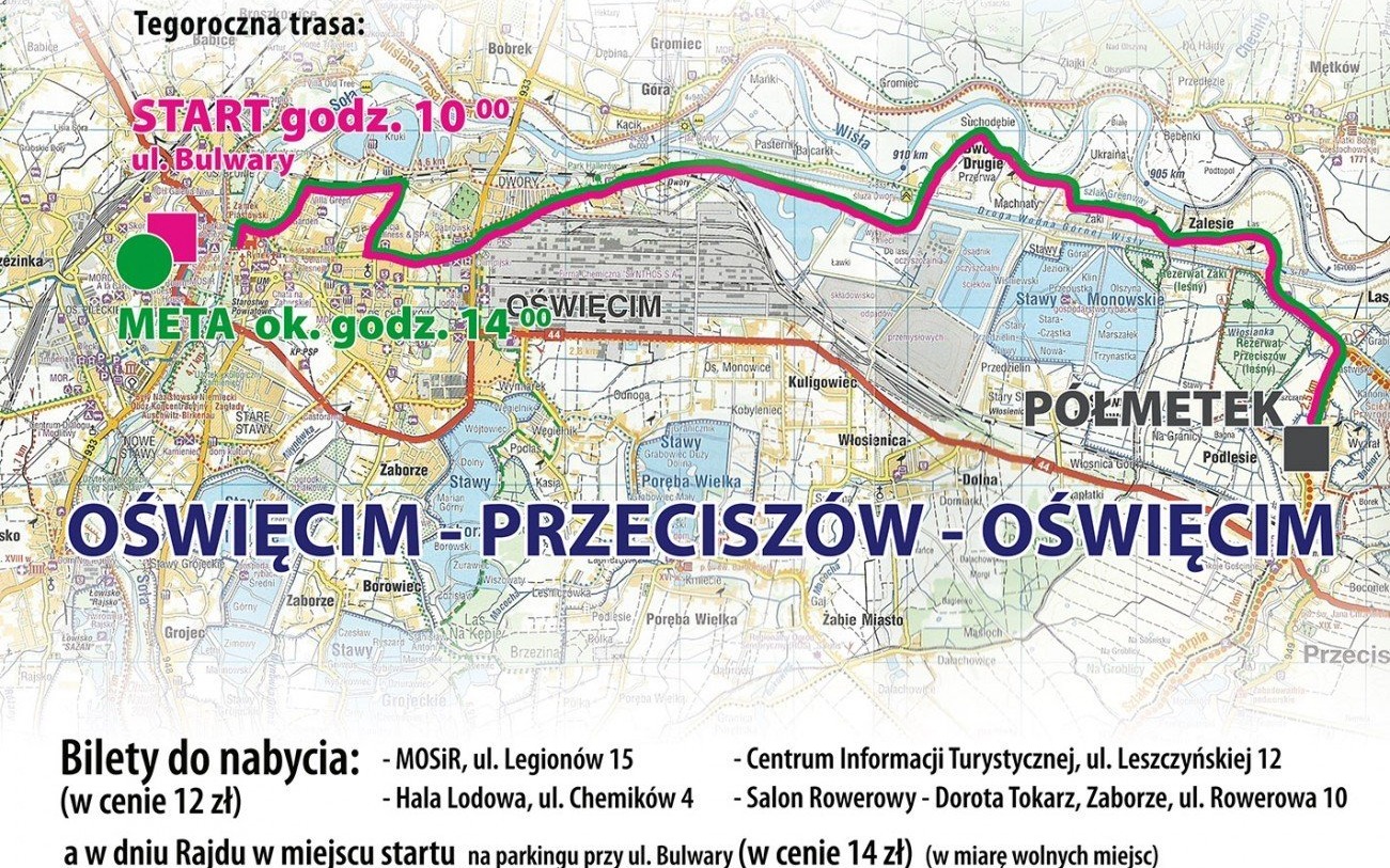 OŚWIĘCIM. XXI Rodzinny Rajd Rowerowy