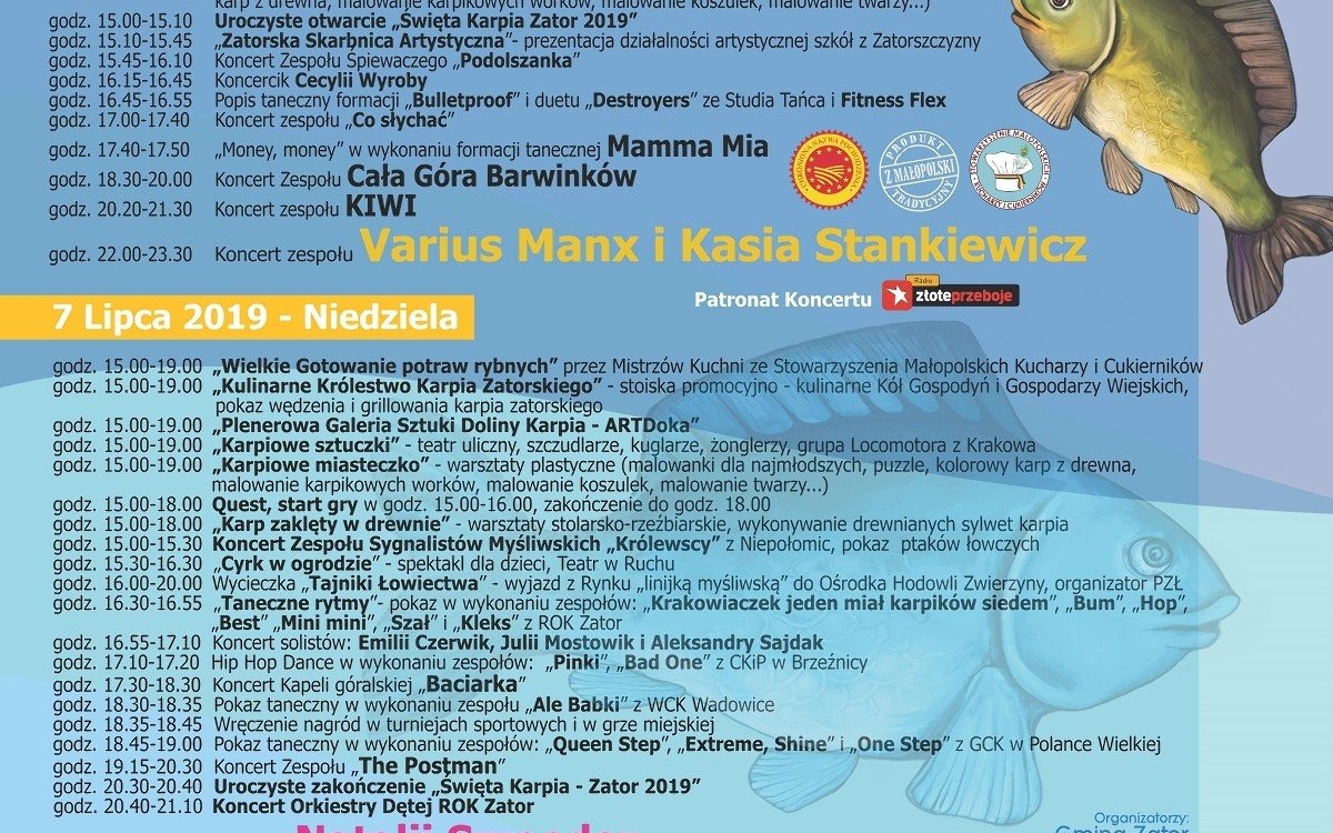 ZATOR. W ten weekend Święto Karpia 2019