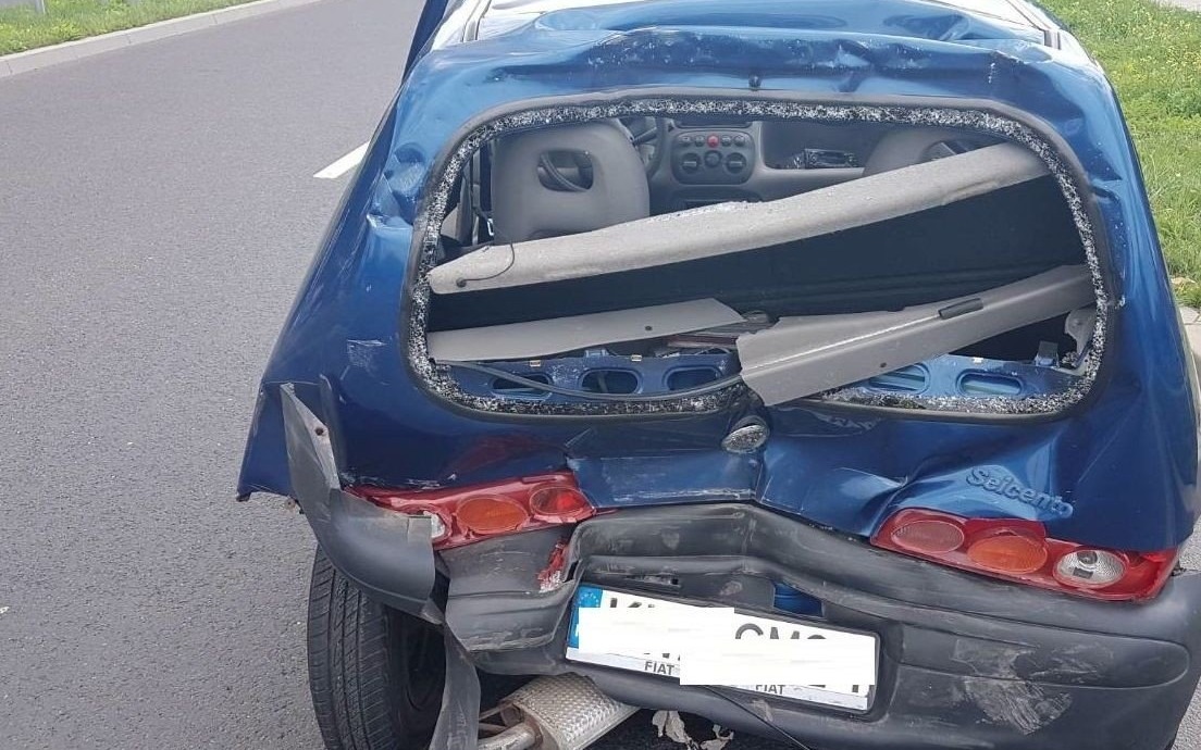 OŚWIĘCIM. TIR najechał na tył samochodu