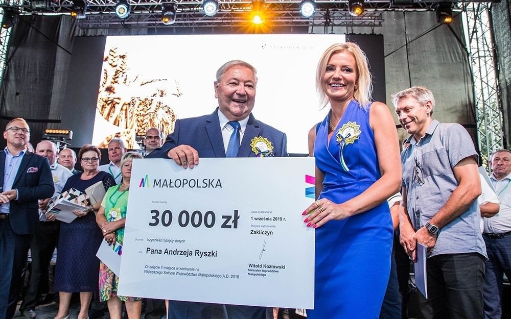 GMINA. Andrzej Ryszka drugim najlepszym sołtysem Małopolski