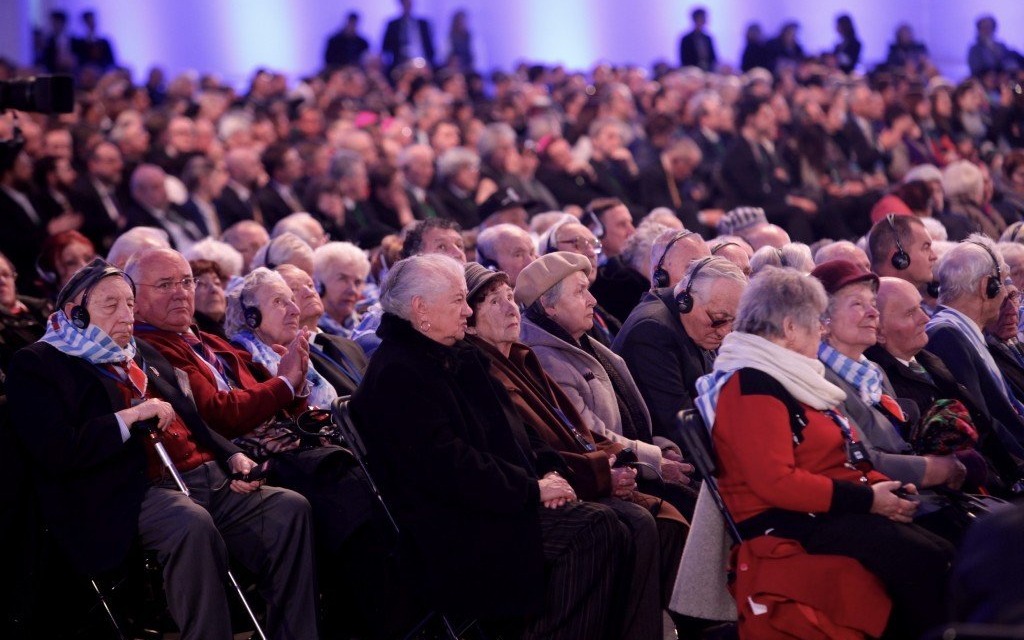 AUSCHWITZ. Duża grupa ocalałych na 75. rocznicy wyzwolenia