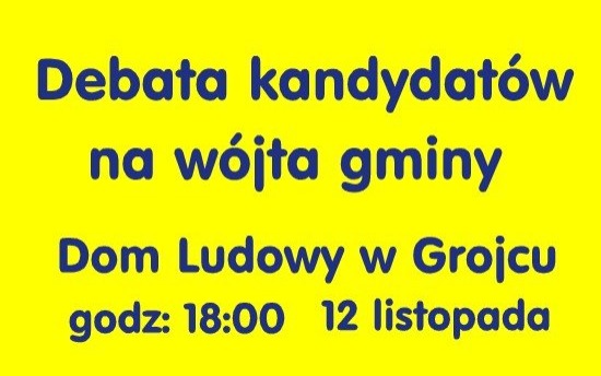 GMINA. Debata kandydatów na wójta gminy Oświęcim