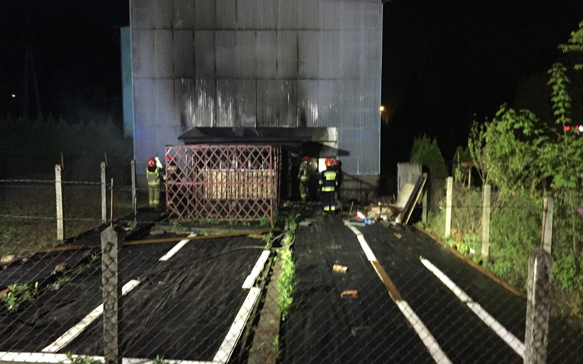 OŚWIĘCIM. Piroman podpalił altanę i dom jednorodzinny