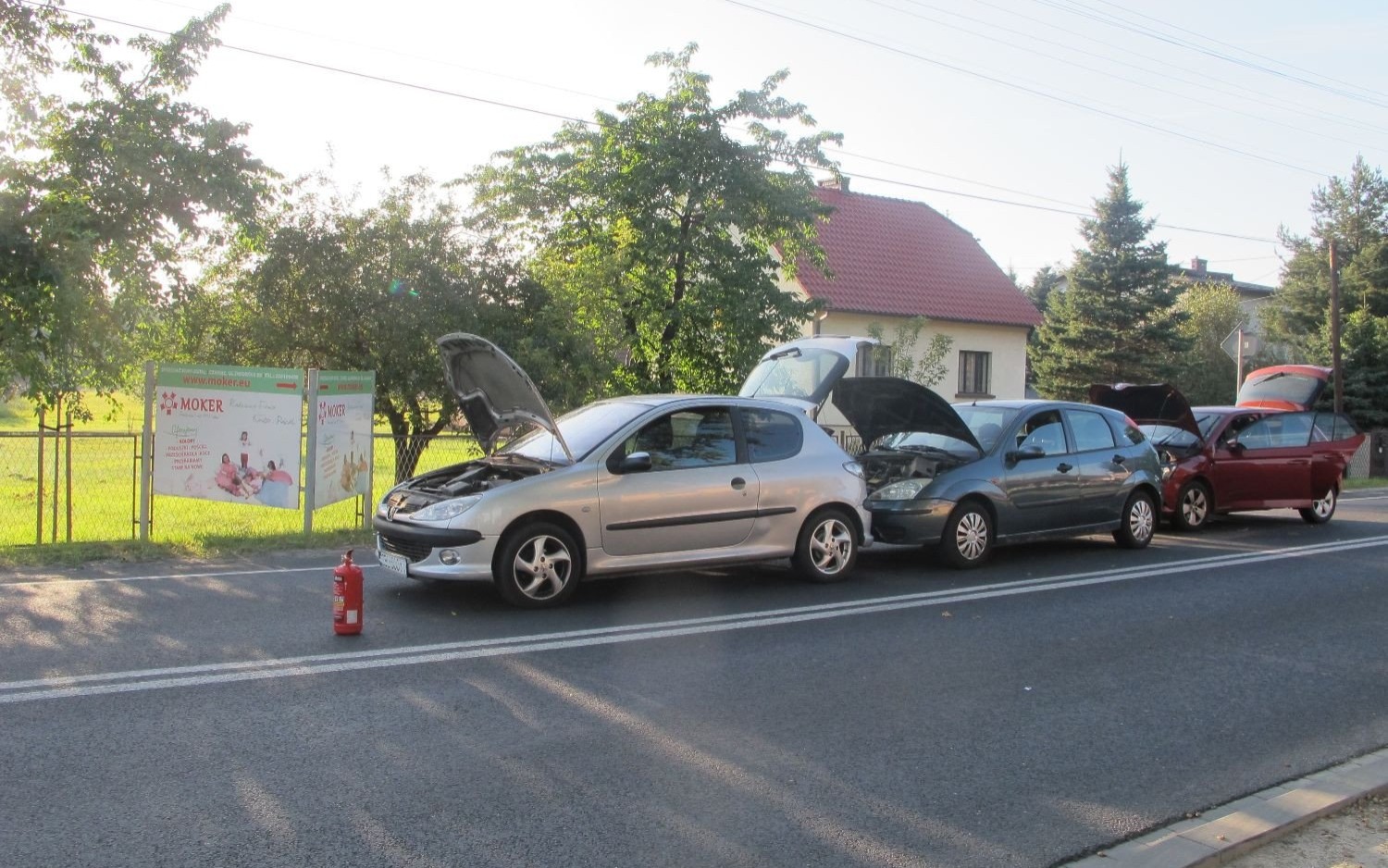 KĘTY. Poważnie wyglądająca kolizja drogowa