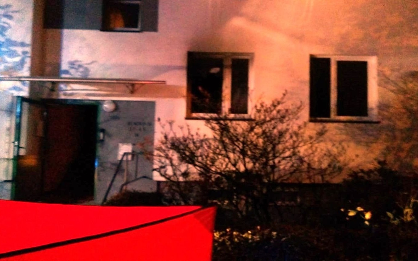 KĘTY. Pożar mieszkania, zginęła kobieta