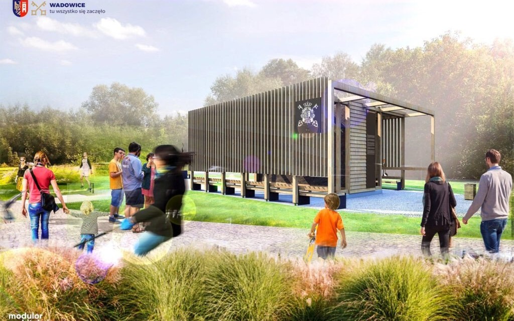 OŚWIĘCIM. Budowa tężni solankowej za droga