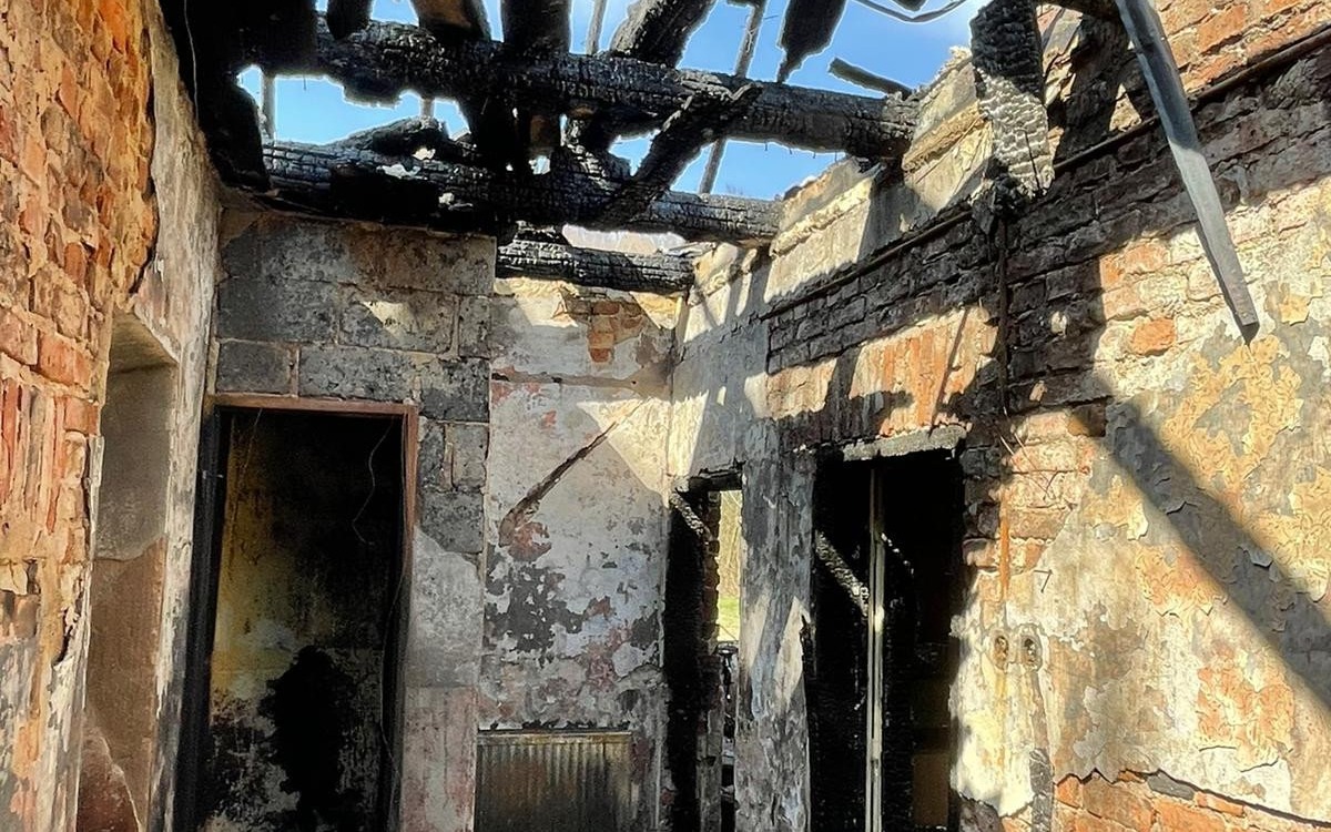 GROJEC. W pożarze domu zginął mężczyzna