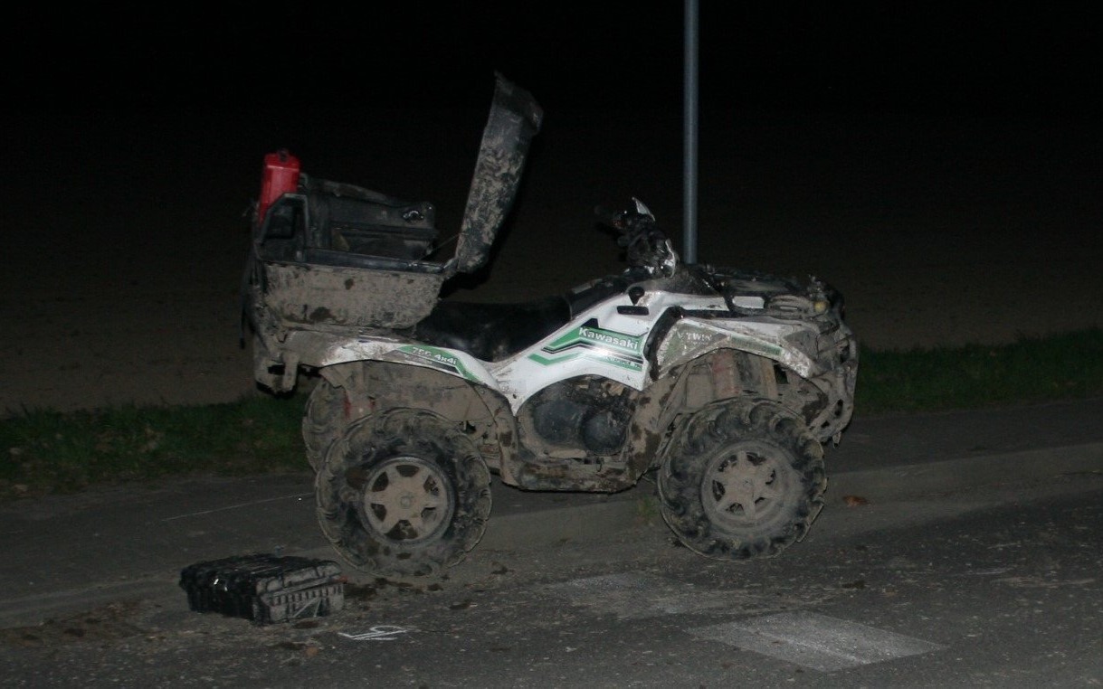 POWIAT. Holender wywrócił się na quadzie