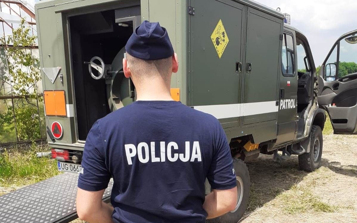 BABICE. Pocisk z czasów II wojny światowej