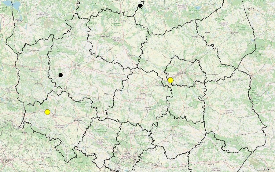 POWIAT. Policyjna mapa wypadków drogowych ze skutkiem śmiertelnym – wakacje 2021