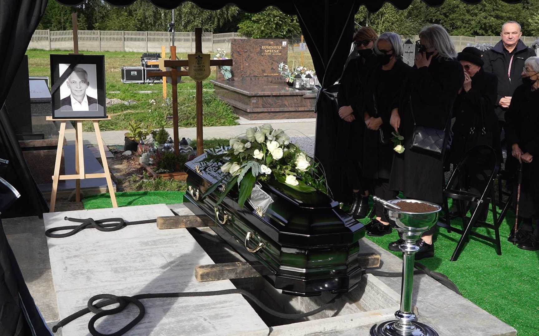 POWIAT. Pogrzeb starosty oświęcimskiego Marcina Niedzieli