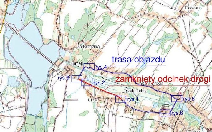 POWIAT. Utrudnienia na ul. Głównej w Osieku