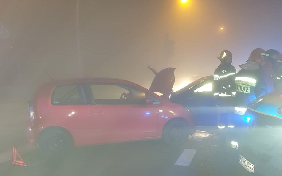 CHEŁMEK. Kolizja drogowa na skrzyżowaniu