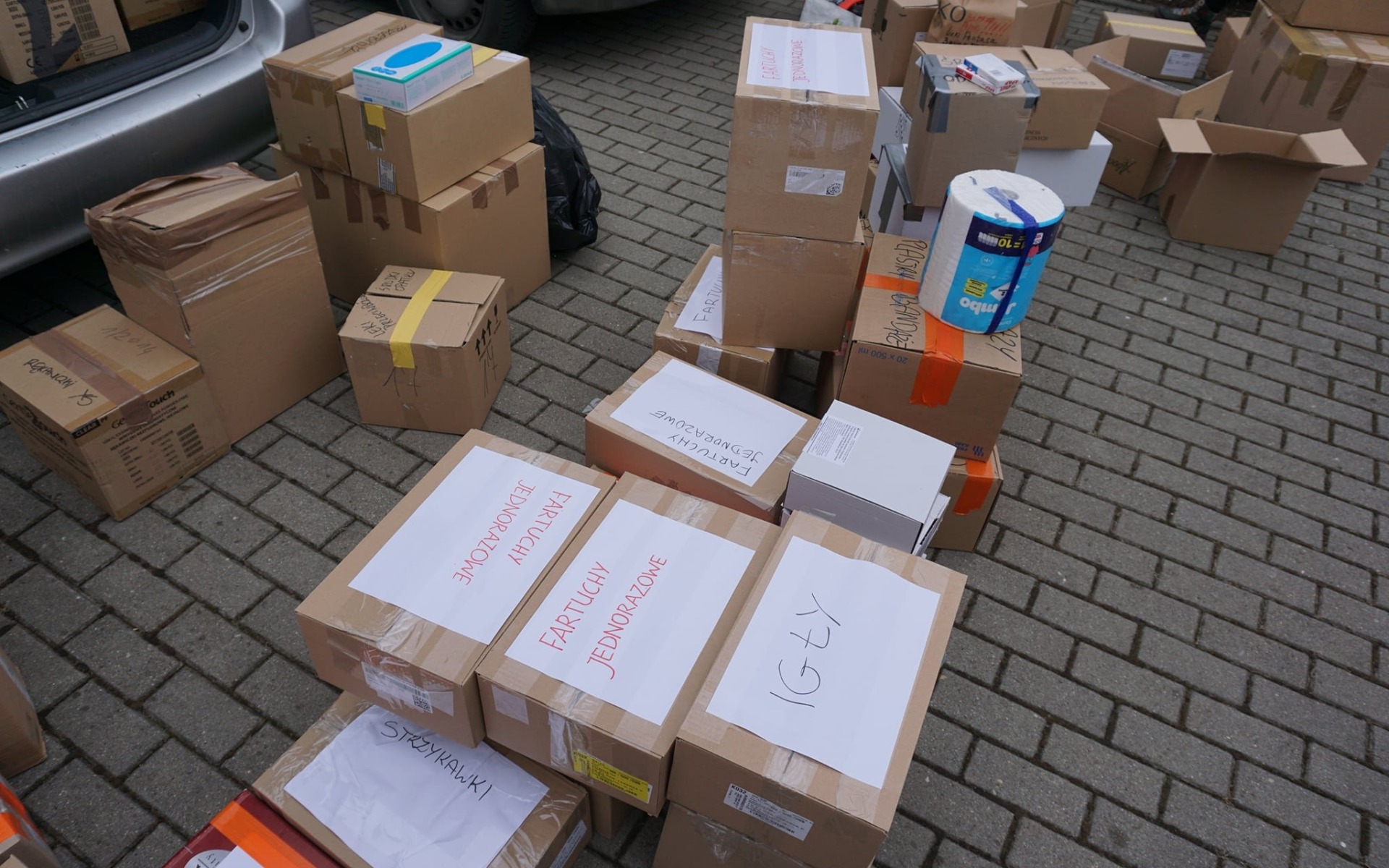 OŚWIĘCIM. Studenci wysłali dary do szpitala polowego na Ukrainie