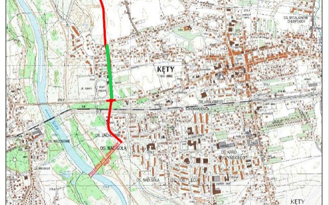 KĘTY. Budowa obwodnicy zachodniej Kęt w II edycji Polskiego Ładu