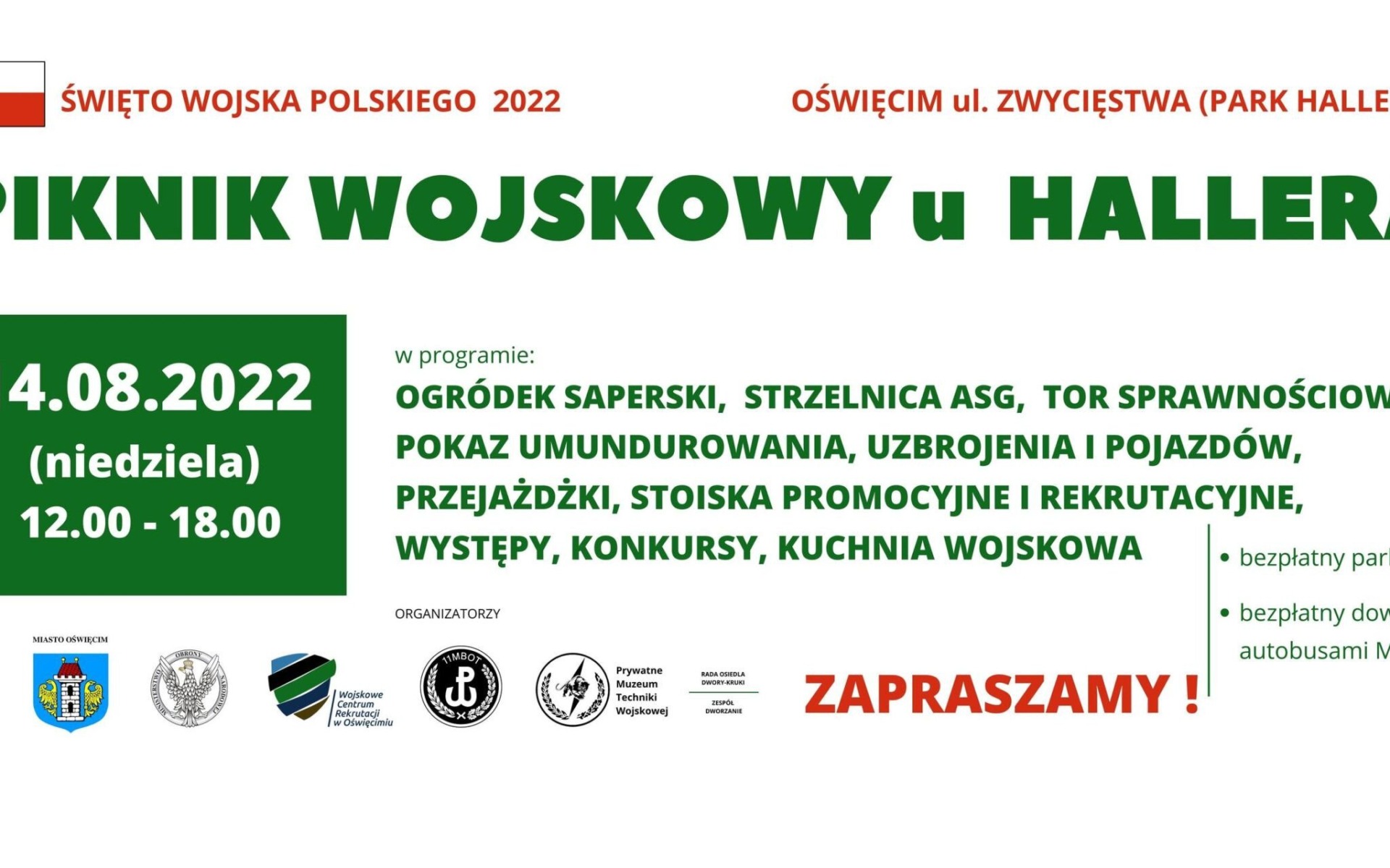 OŚWIĘCIM. Strzelnica, grochówka i punkt rekrutacji podczas „Weekendu z Wojskiem”