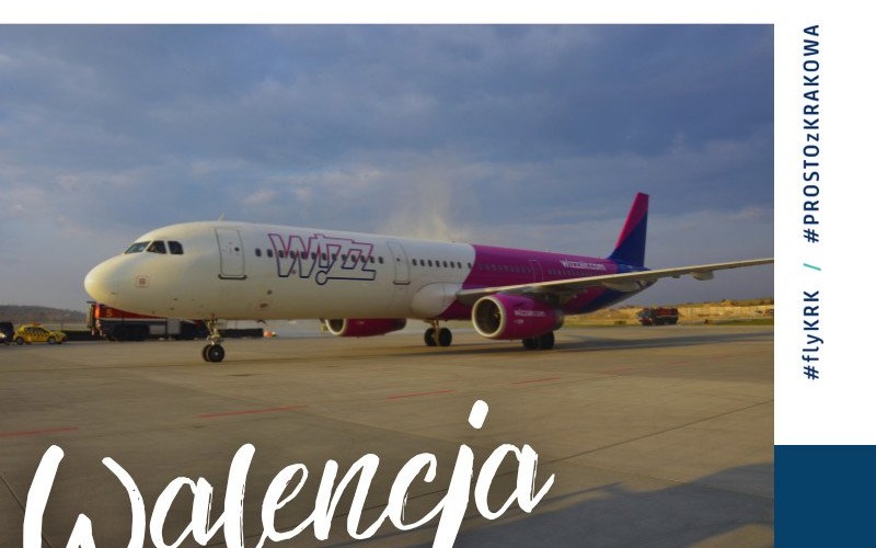 KRAKÓW. Nowe połączenie z Kraków Airport do Walencji
