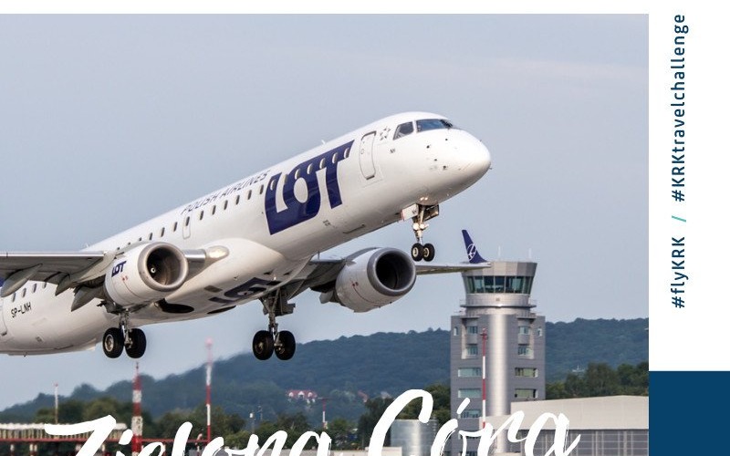 KRAKÓW. Od czerwca z Kraków Airport polecimy do Zielonej Góry