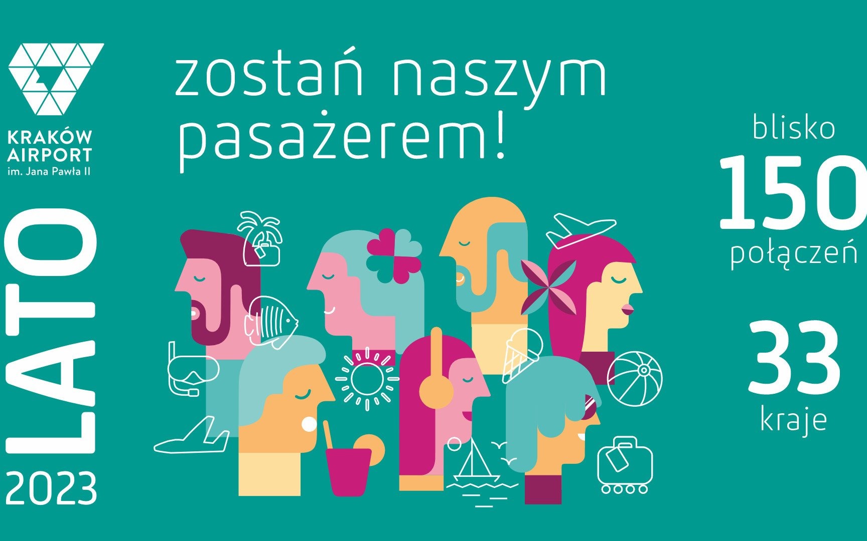 KRAKÓW. Lato 2023 w Kraków Airport, czyli okno na szeroki świat