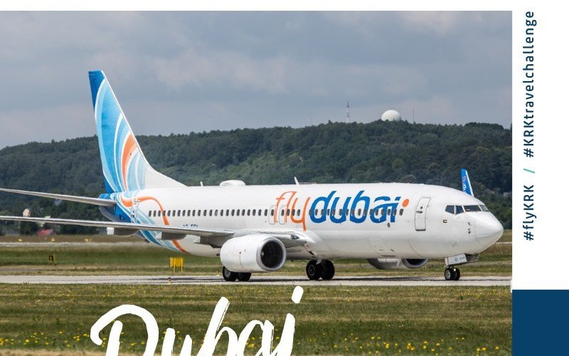 KRAKÓW. Linie flyDubai zwiększąją liczbę lotów z Kraków Airport