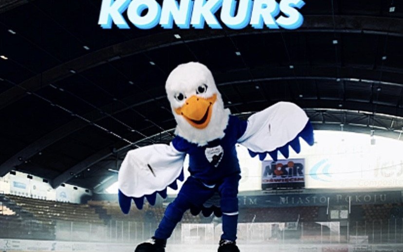 OŚWIĘCIM. Wymyśl imię dla klubowej biało-niebieskiej maskotki Re-Plast Unia Oświęcim