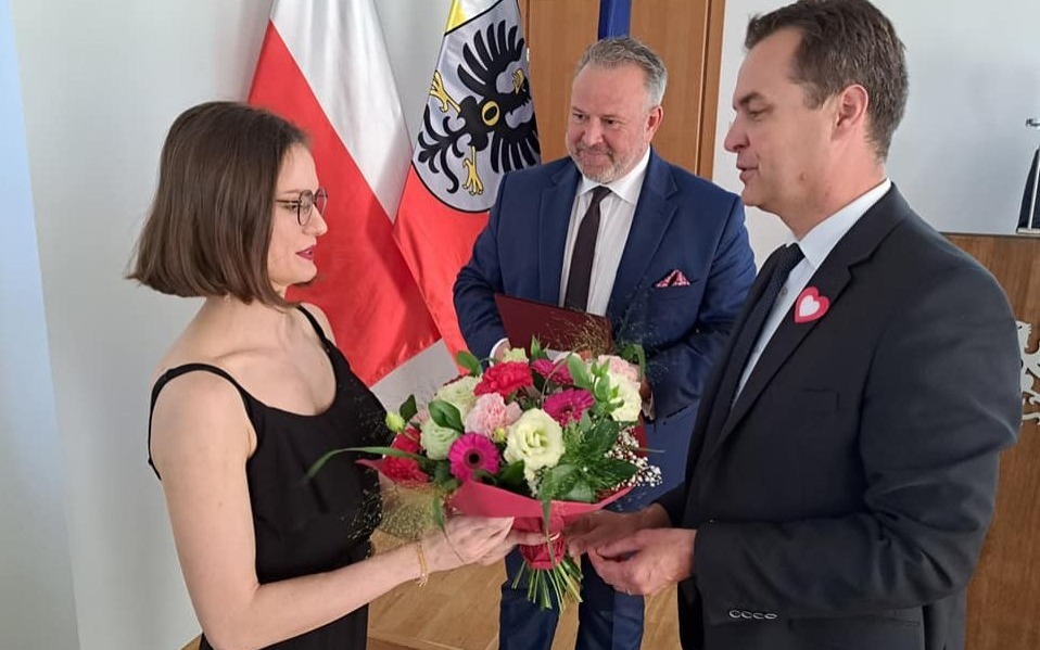 POWIAT. Mistrzyni świata Dominika Ocylok uhonorowana przez władze powiatu