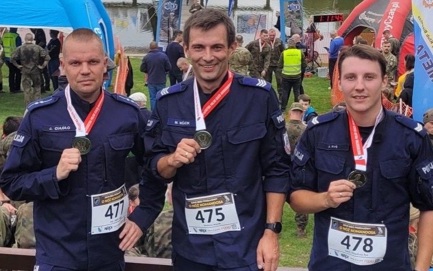 OŚWIĘCIM. Policjanci na mecie Mistrzostw Polski Służb Mundurowych w Crossie