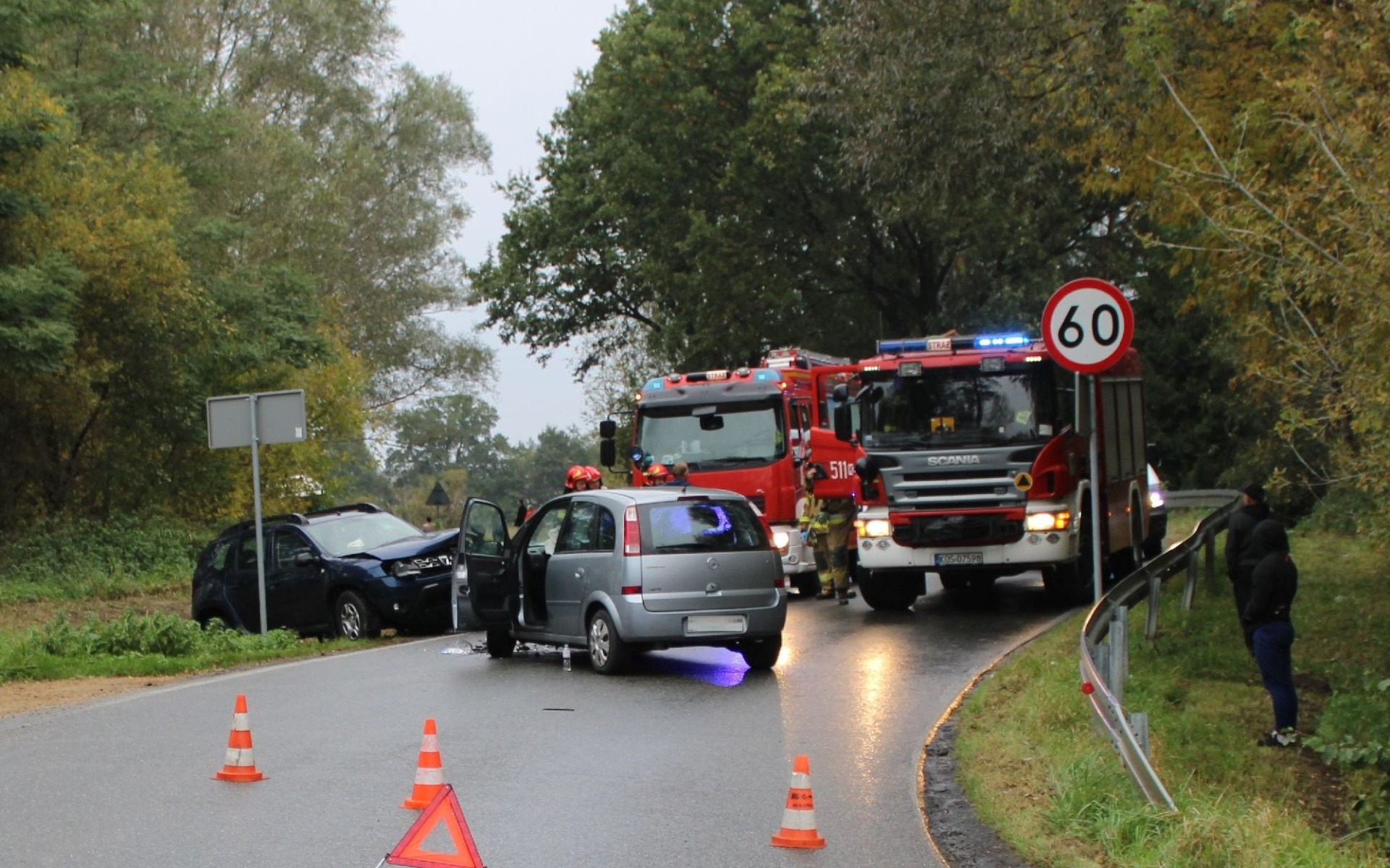 ZABORZE. Na łuku drogi nie dostosowała prędkości do warunków drogowych