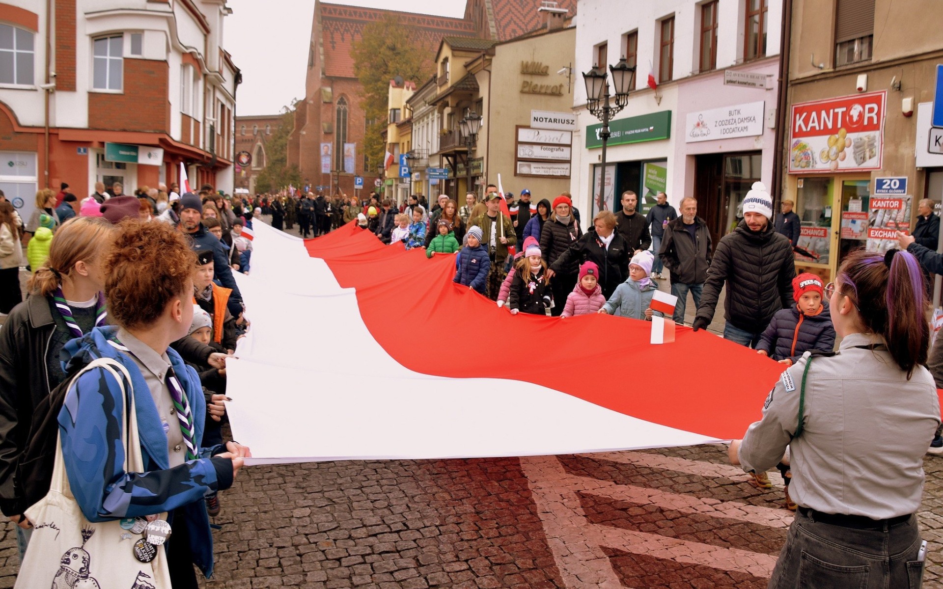 OŚWIĘCIM. 105. rocznica odzyskania przez Polskę niepodległości [ZDJĘCIA]