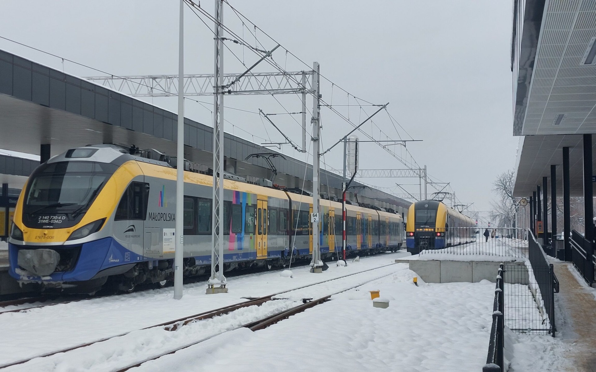 OŚWIĘCIM. Ruszyły pociągi przez Dwory do Krakowa, kolejny ruch należy do samorządu