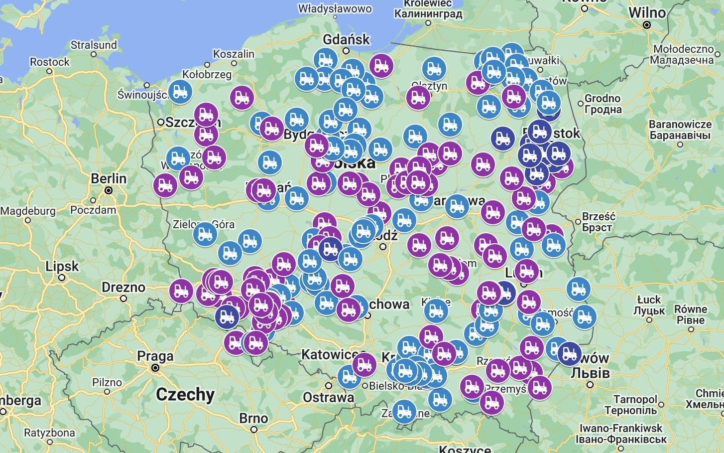 OŚWIĘCIM. W piątek 9 lutego rolnicy zablokują drogi w całej Polsce. Sprawdź mapę blokad