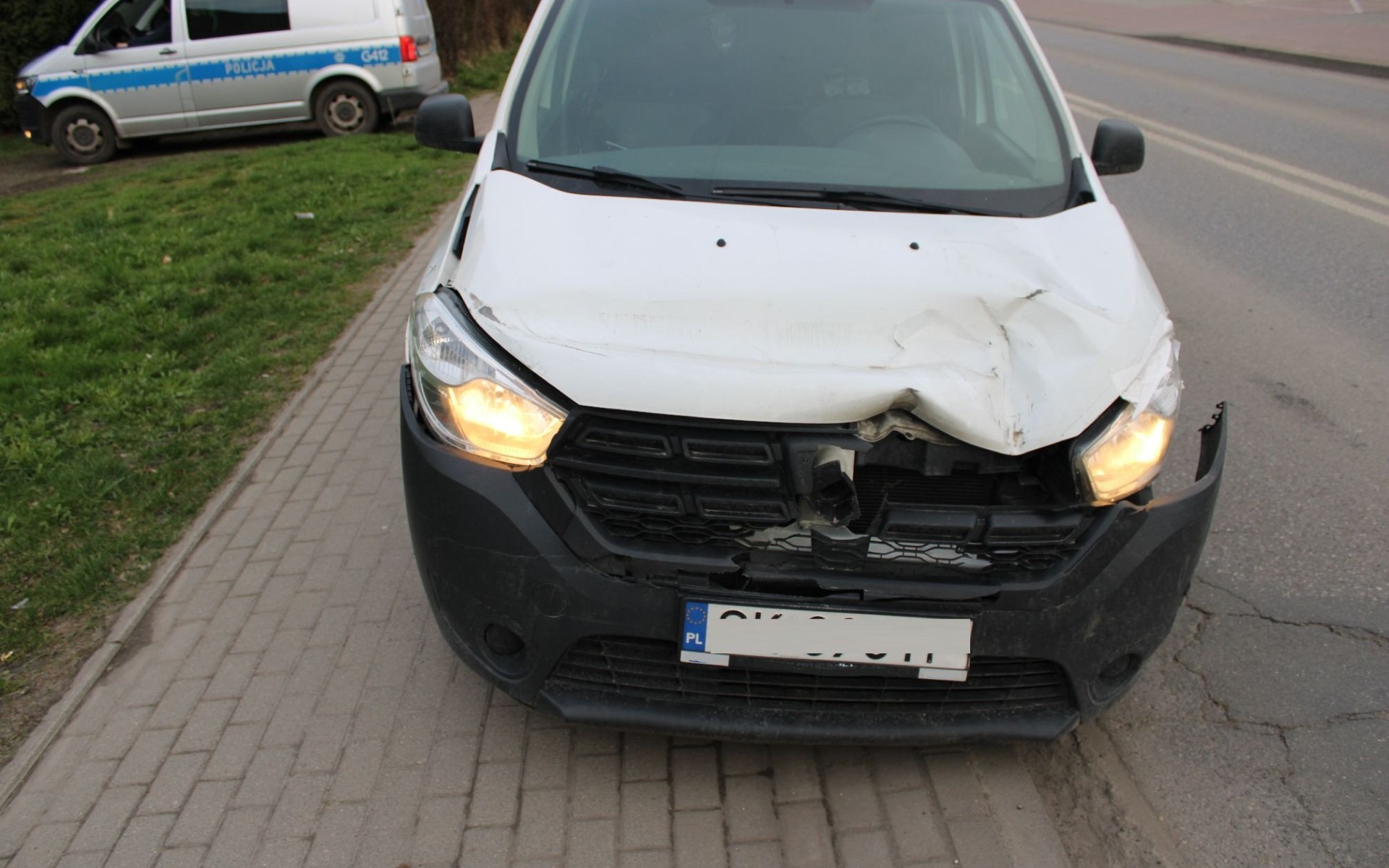 OŚWIĘCIM. Obywatelskie zatrzymanie pijanego kierowcy dostawczaka