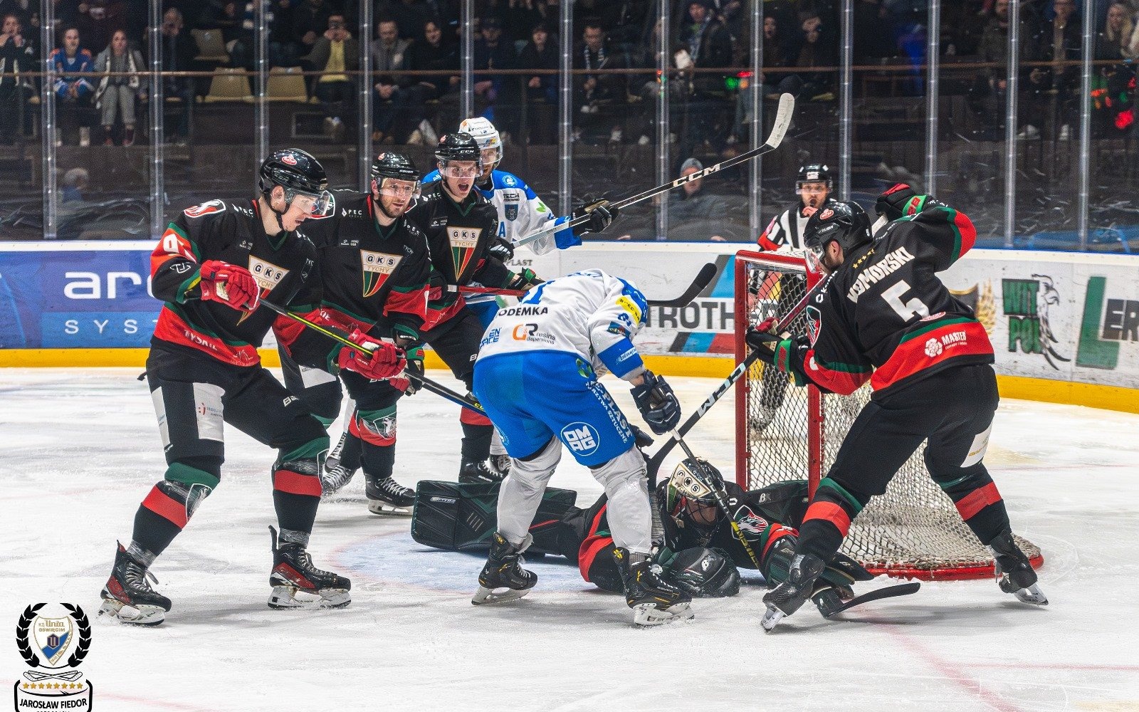 OŚWIĘCIM. Hokeiści Unii Oświęcim przegrywają pierwszy mecz półfinałowy z GKS Tychy