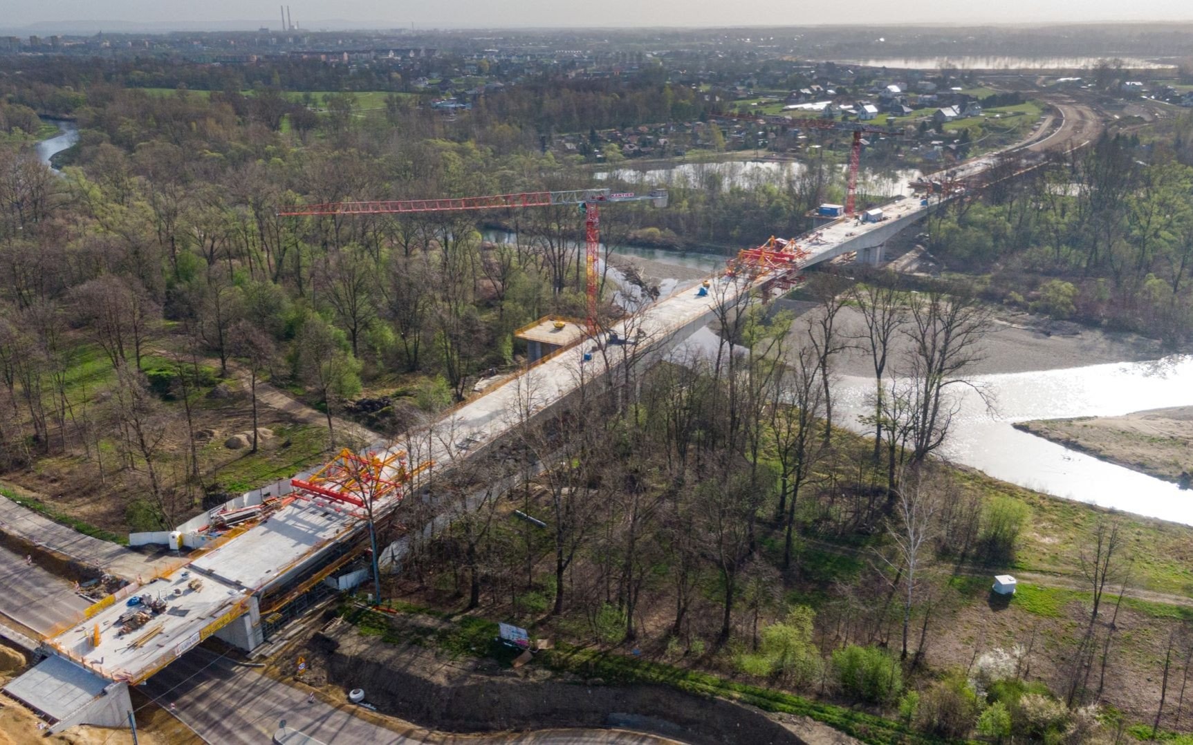 OŚWIĘCIM. Nowy most na rzece Sole do drogi S1 już połączy dwa brzegi