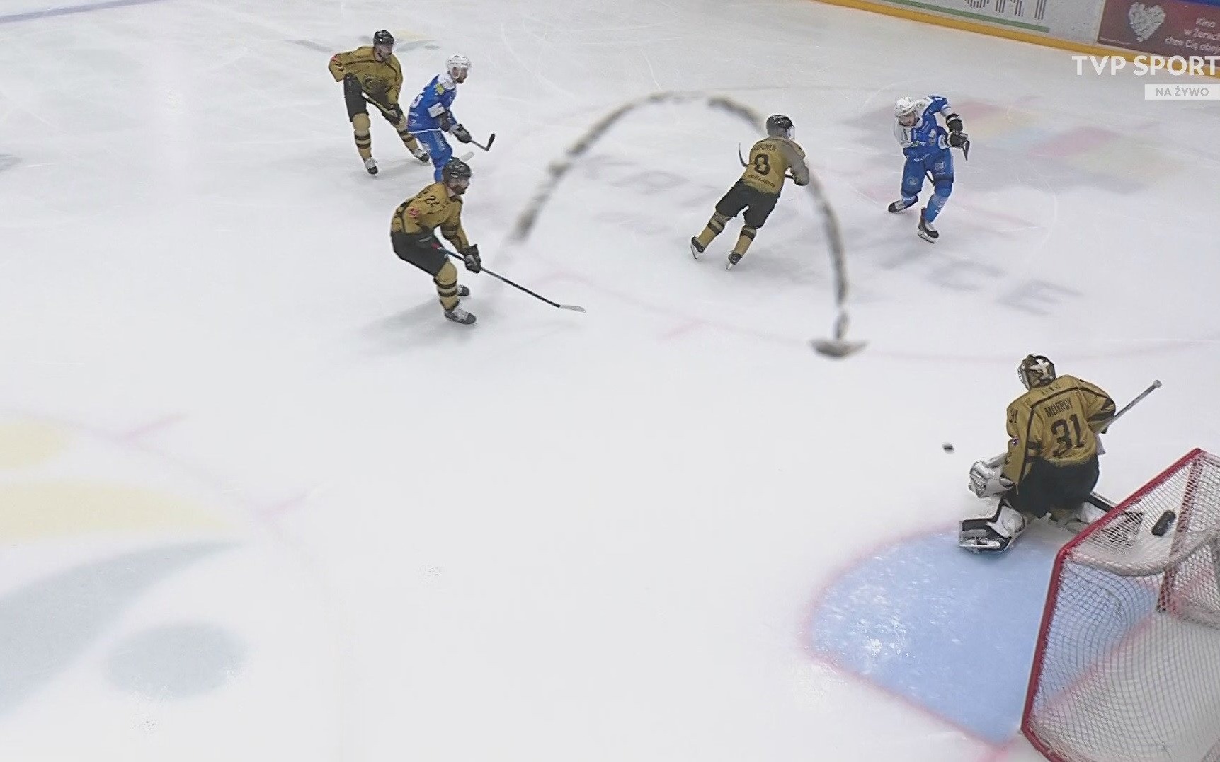 OŚWIĘCIM. Klatka po klatce zwycięskiej bramki Marka Kaleinikovas z Re-Plast Unii Oświęcim