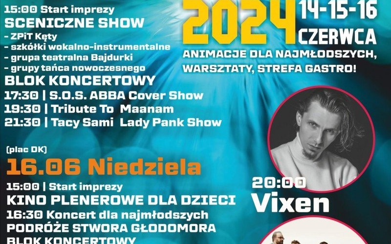 Świętuj z Nami! Dni Kęt 2024 – program wydarzeń