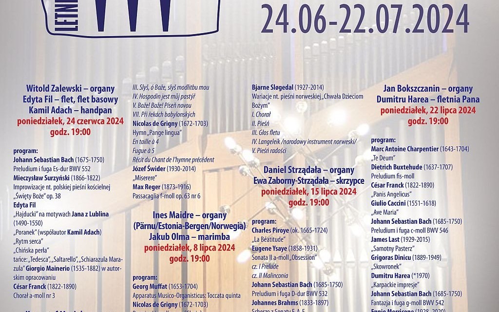 28. Letnie Koncerty Organowe w Oświęcimiu