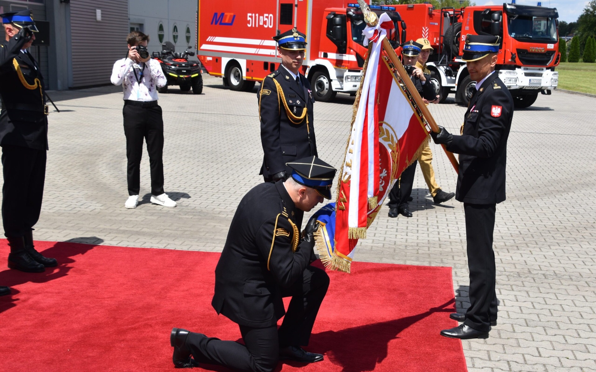 Brygadier Ryszard Dudek nowym komendantem Państwowej Straży Pożarnej w Oświęcimiu
