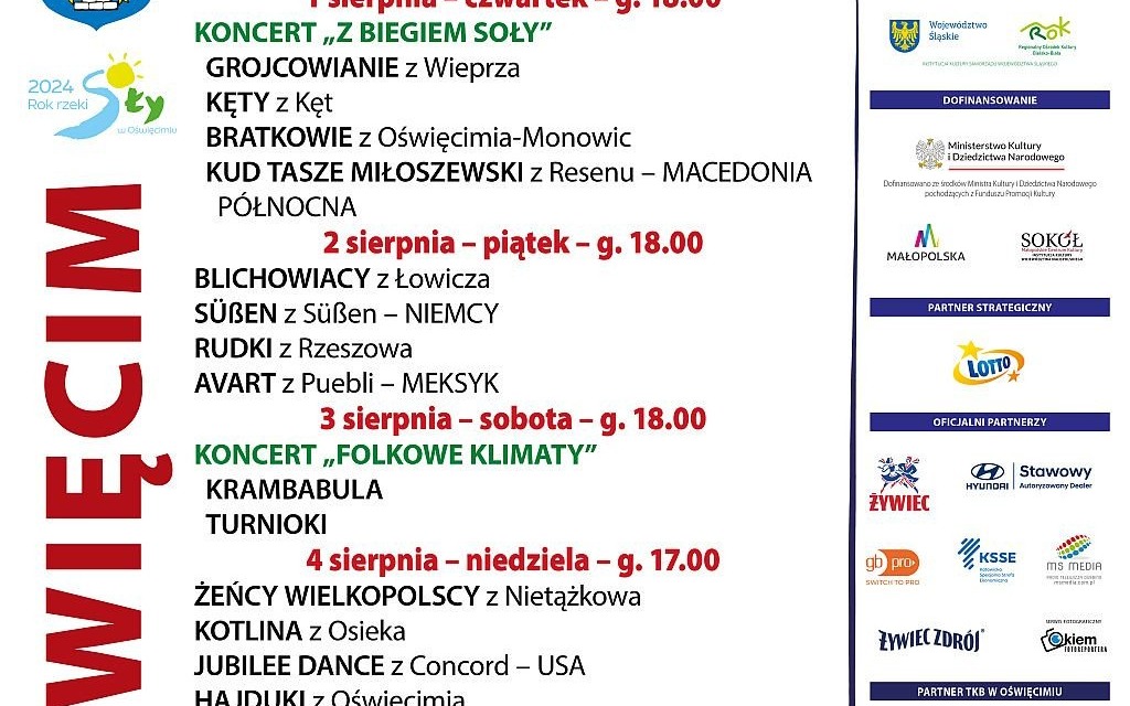 Tydzień Kultury Beskidzkiej 2024 – Oświęcim