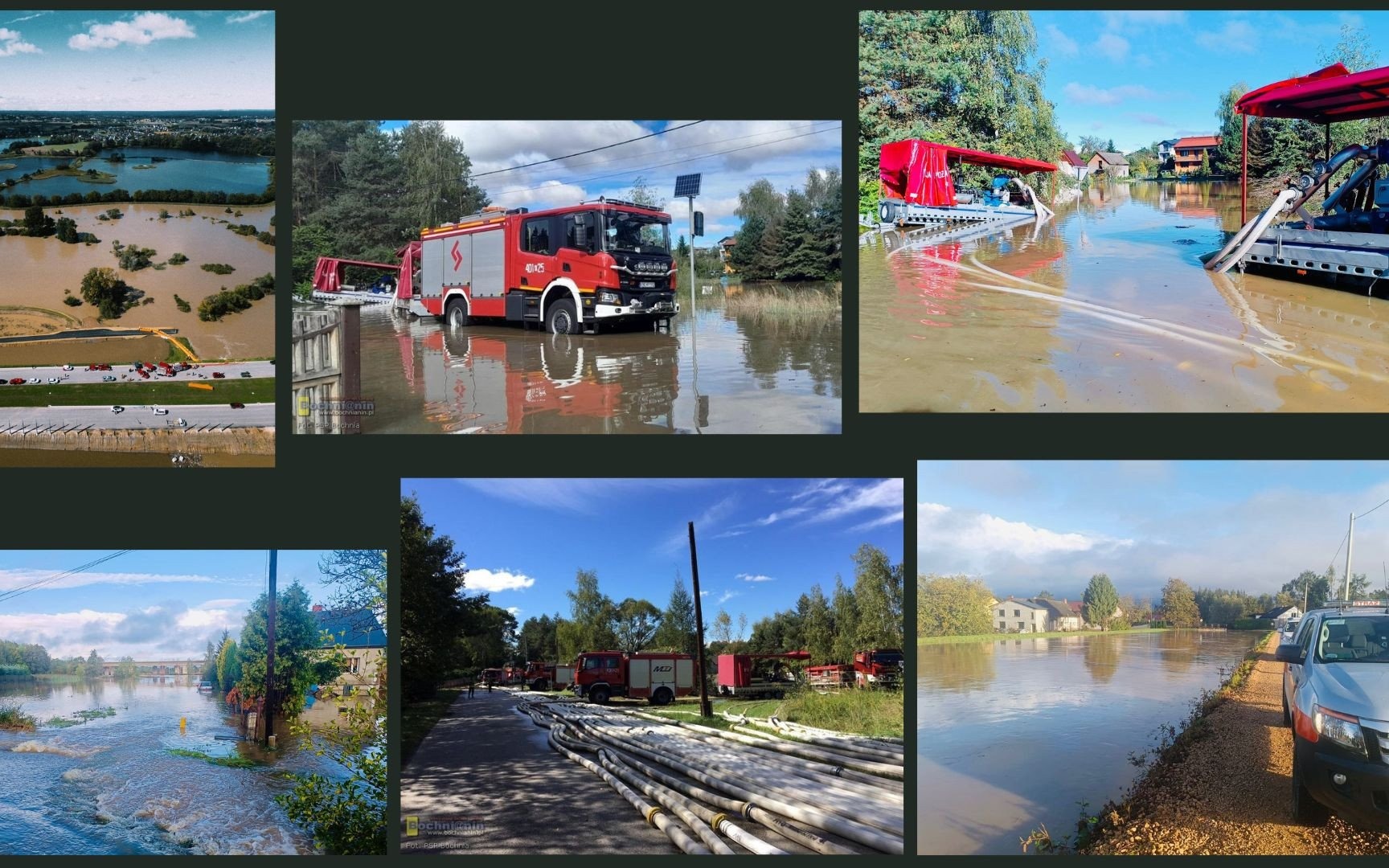 Blisko 7 tys. strażaków i setki interwencji w Małopolsce! Zobacz, jak przebiegała walka z żywiołem