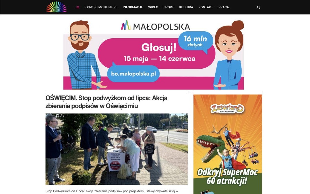 Krótka relacja filmowa z powiatowych obchodów Dnia Edukacji Narodowej